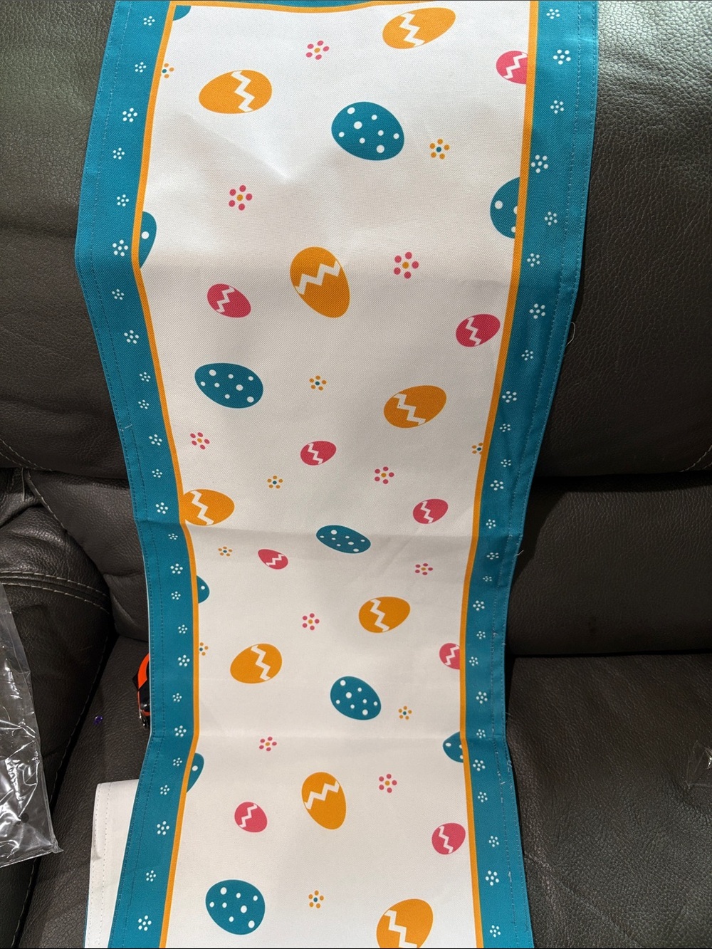 Temptations by Tara egg hunt polyester table runner 70 in length